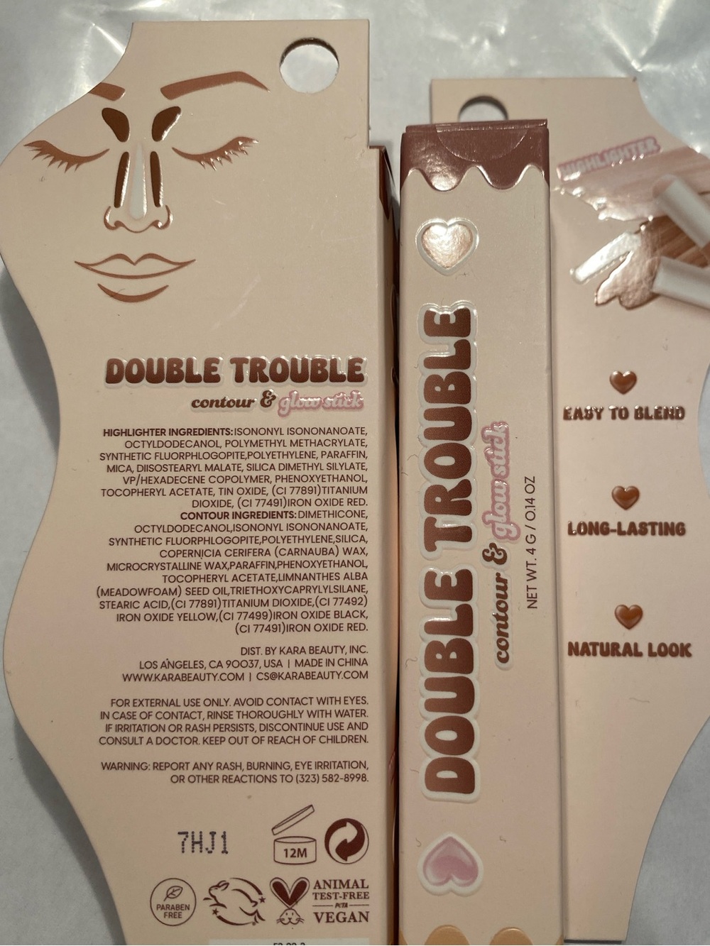 Kara Beauty Double Trouble Contour and Glow Stick Duo - Picture 3 of 3